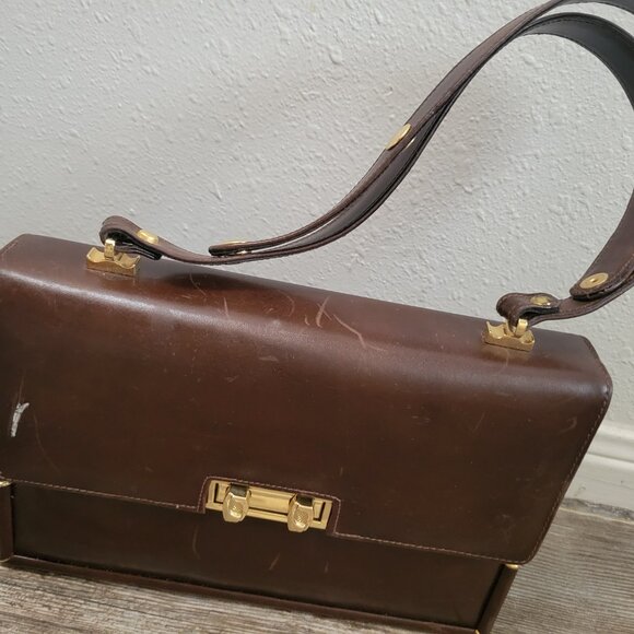 Michelangelo Florence Leather Vintage Handbag, Loved with a few scuffs - Picture 12 of 12